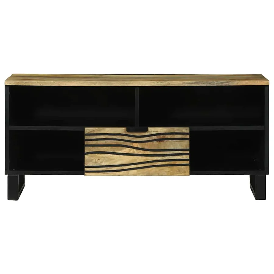 Unites TV avec tiroir Marron 105 x 33 x 46 cm Bois d'ingénierie - 3
