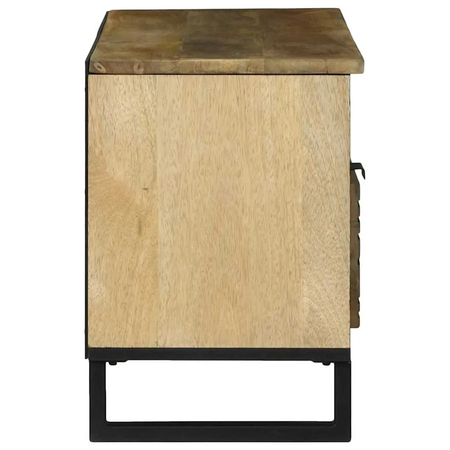 Unites TV avec tiroir Marron 105 x 33 x 46 cm Bois d'ingénierie - 4