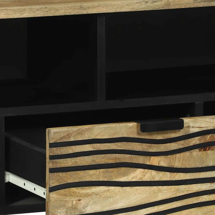 Unites TV avec tiroir Marron 105 x 33 x 46 cm Bois d'ingénierie - 7