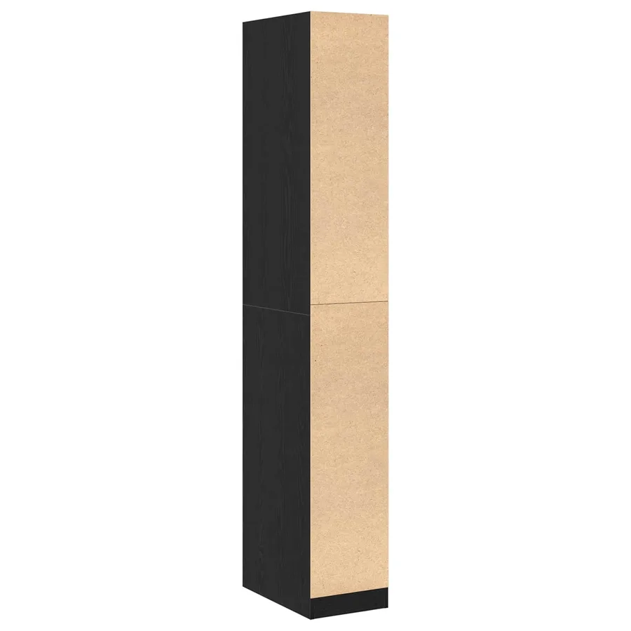 Armoire Chêne noir 30 x 50 x 200 cm Bois d'ingénierie - 5