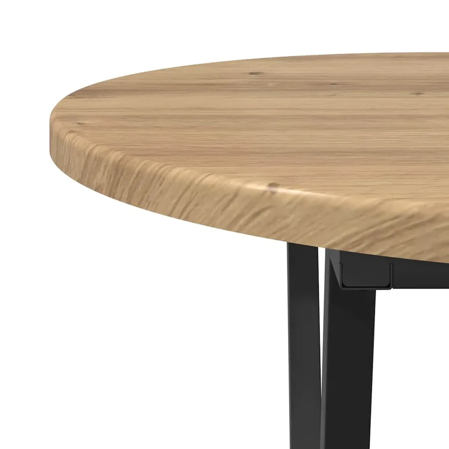 Table basse Chêne artisanal 80 x 40 x 40.5 cm - 7