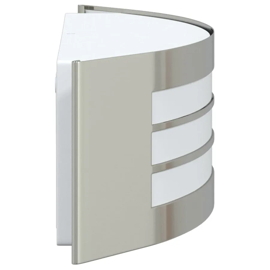 Applique Murale Extérieure 2 pcs Argenté 32 x 10 x 10 cm - 6