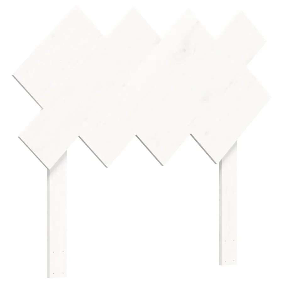 Lit pour personne âgée sans matelas blanc bois massif - 8