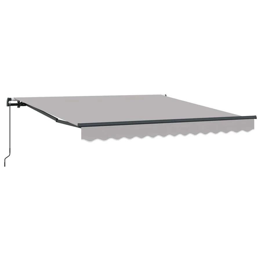 Auvent rétractable Gris clair 300 x 250 cm - 4