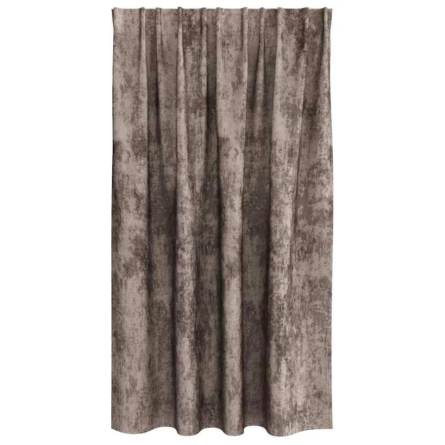 Rideaux en velours 2 pcs Cappuccino 140 x 140 cm Velours - 4