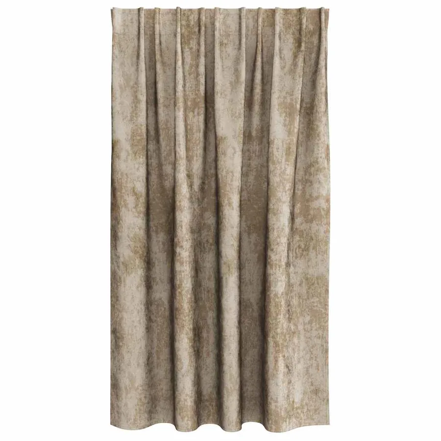 Rideaux en velours 2 pcs Champagne 140 x 140 cm Velours - 4