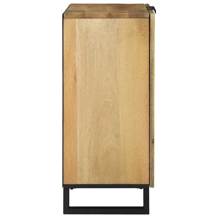 Buffet Naturel 60 x 33,5 x 75 cm Bois de mangue massif - 4