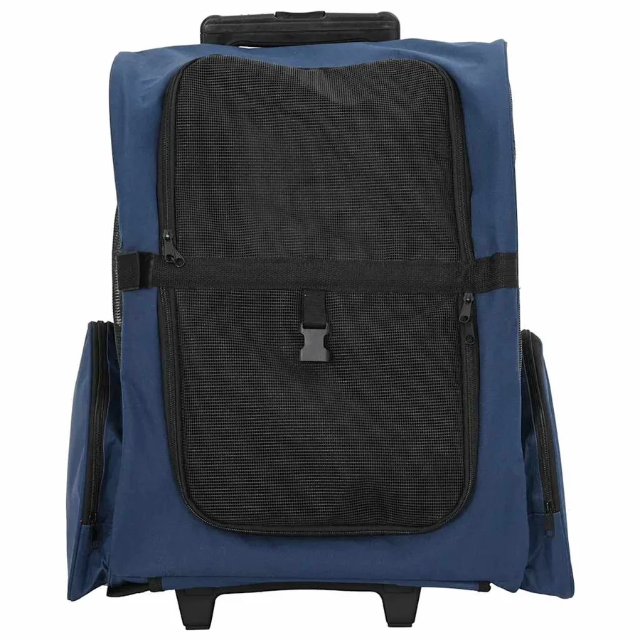 Chariot pour animaux de compagnie 3 en 1 Design Bleu 48 x 32 x (57-106) cm Tissu Oxford - 3