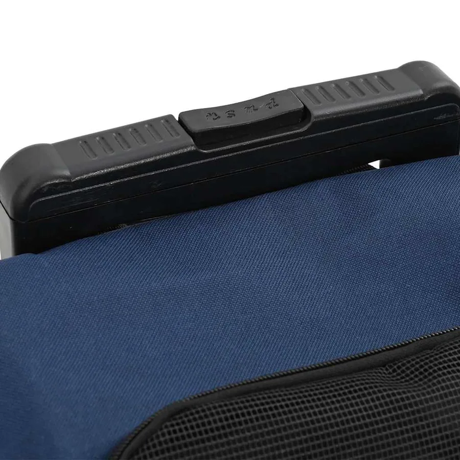 Chariot pour animaux de compagnie 3 en 1 Design Bleu 48 x 32 x (57-106) cm Tissu Oxford - 9