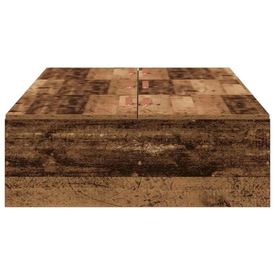 Cadre de lit avec rangement Bois Ancien 70 x 190 cm - 6