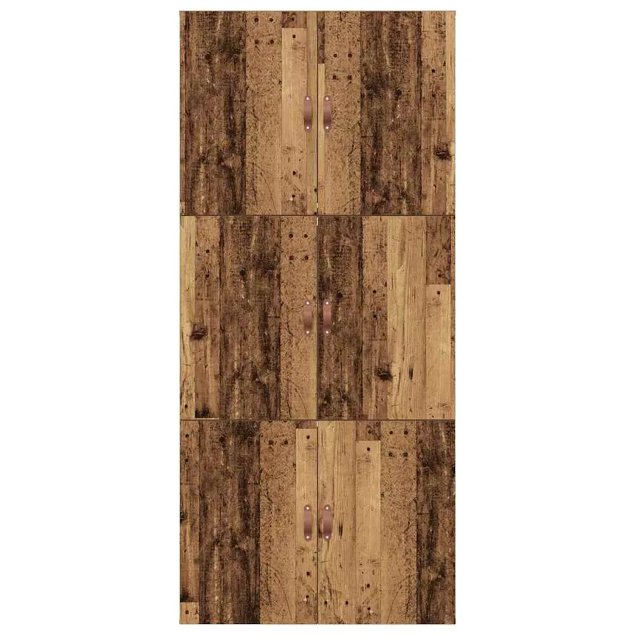 Cadre de lit avec rangement Bois Ancien 70 x 190 cm - 9