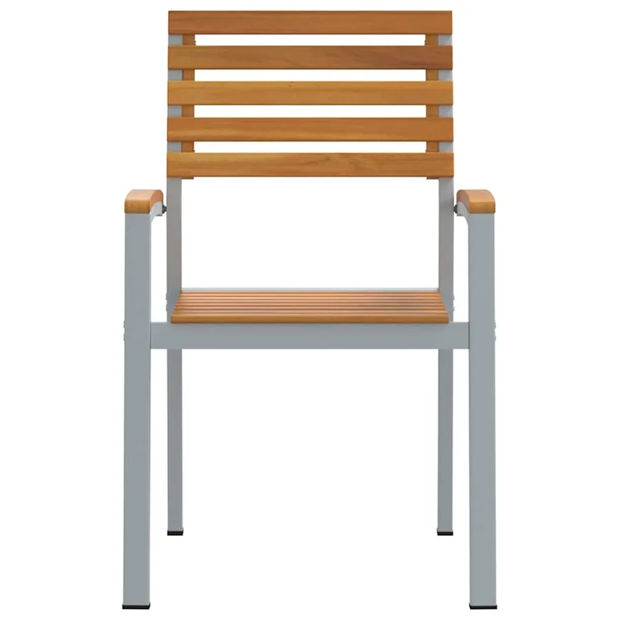 Chaise de jardin 8 pcs Marron 56 x 57 x 87 cm - 5
