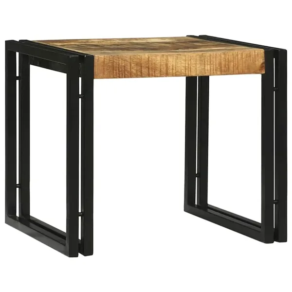 Table basse 2 pcs Marron 48 x 40 x 40 cm Bois de mangue massif