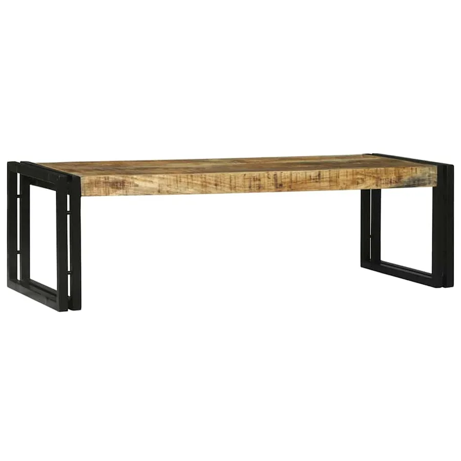 Table basse 2 pcs Marron 48 x 40 x 40 cm Bois de mangue massif - 2