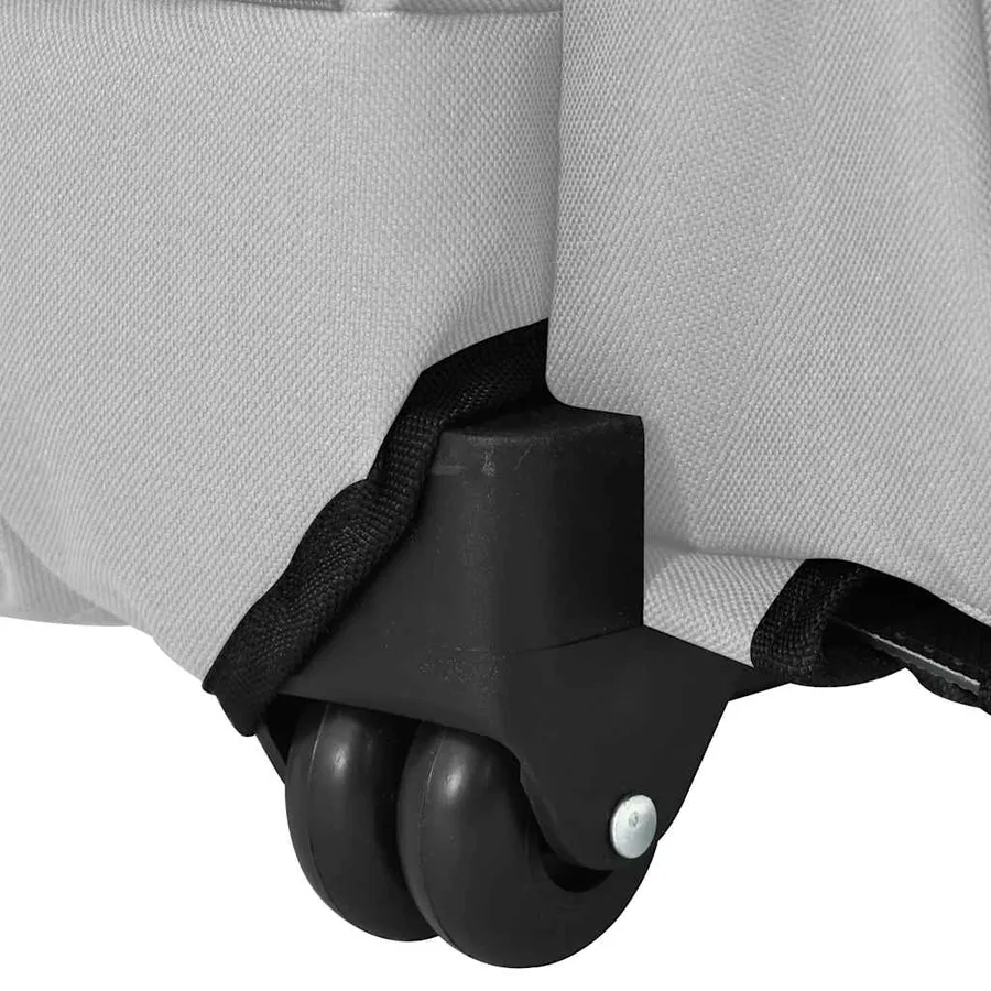 Chariot pour animaux de compagnie 3 en 1 Gris 48 x 32 x (57-106) cm Tissu Oxford - 10