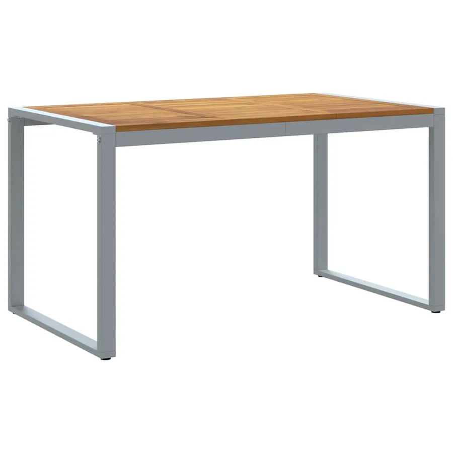 Ensemble de salle à manger pour jardin 5 pcs Gris - 5
