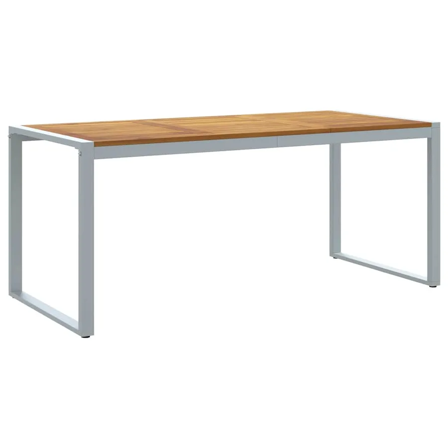 Ensemble de salle à manger pour jardin 5 pcs Gris - 5