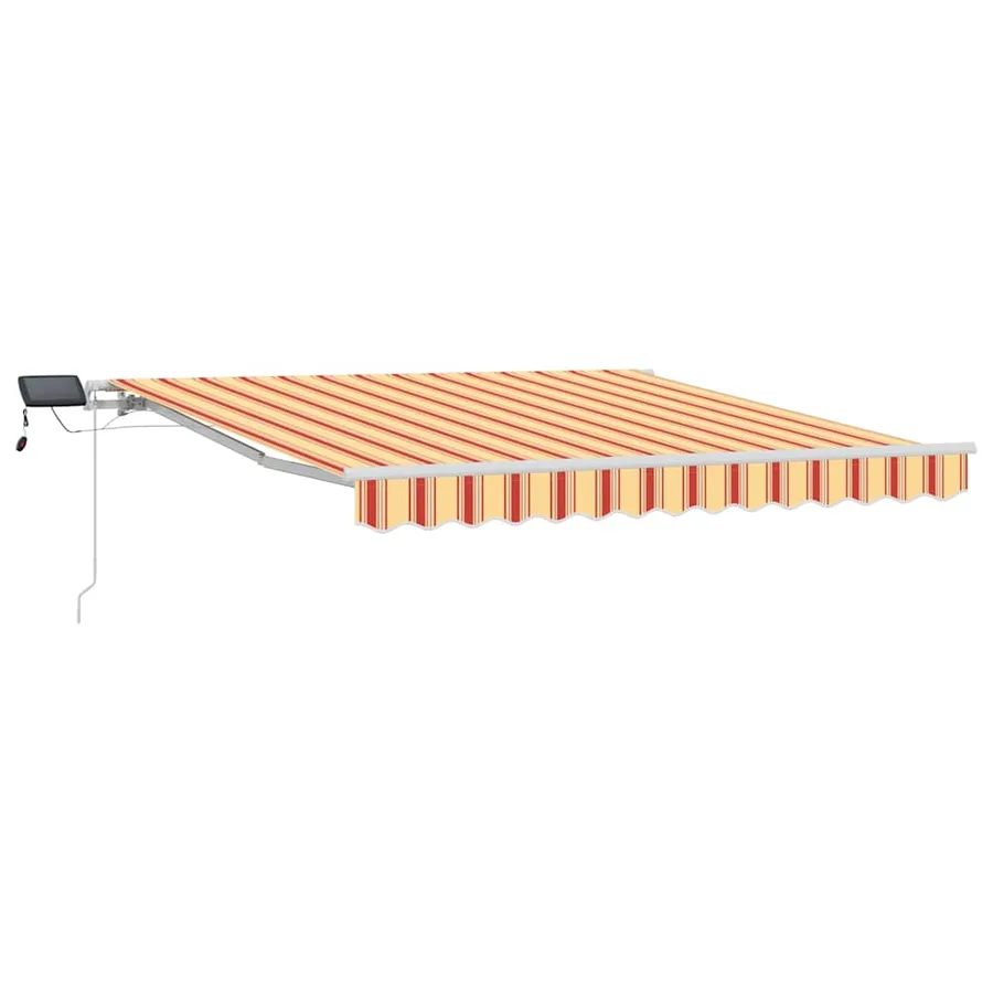 Auvent rétractable Jaune et Orange 300 x 250 cm - 2