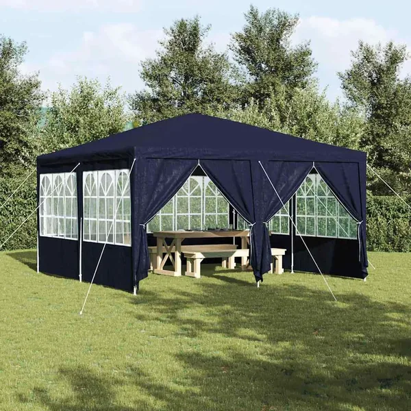 Tente de fête Bleu 400 x 400 x 266 cm Polyéthylène