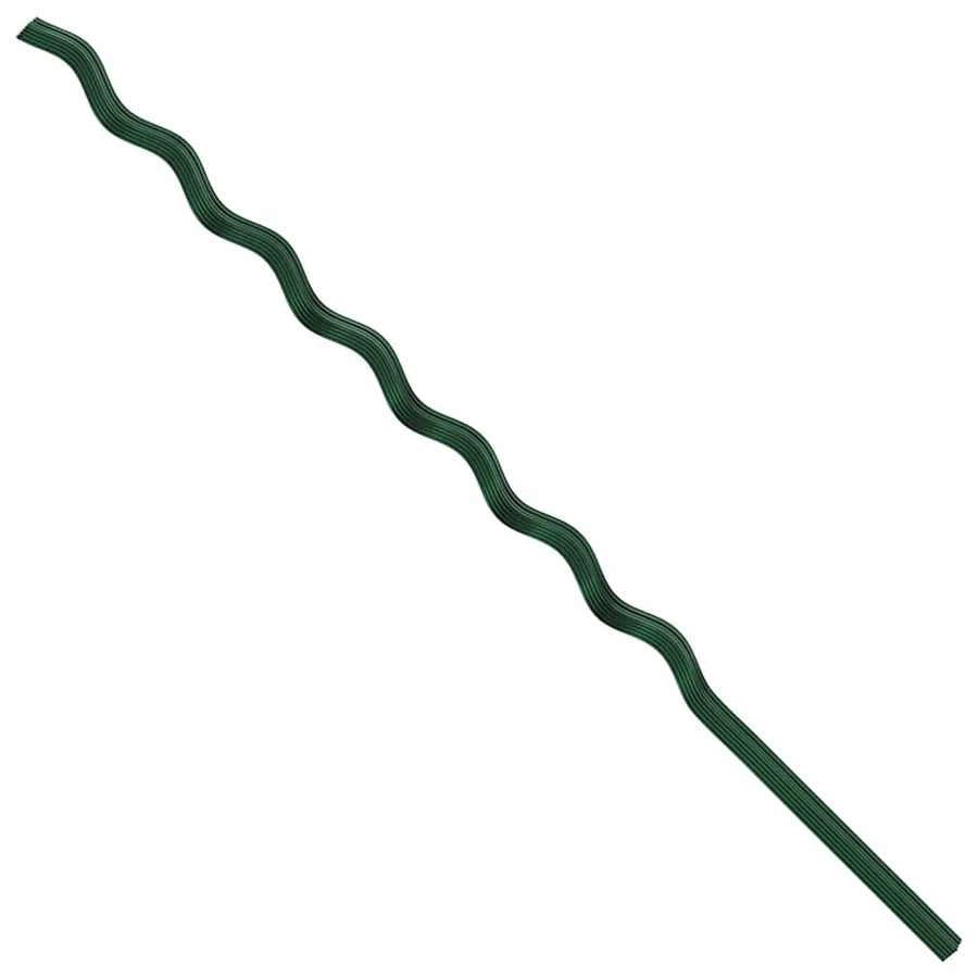 Soutien de plante 20 pcs Vert 170 x 0,6 x 0,6 cm Acier - 9