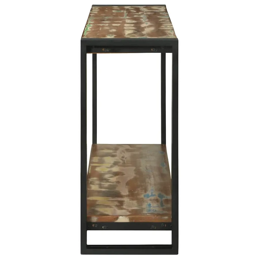 Table console Multicolore 120 x 33 x 75 cm Bois Recyclé Solide - 4