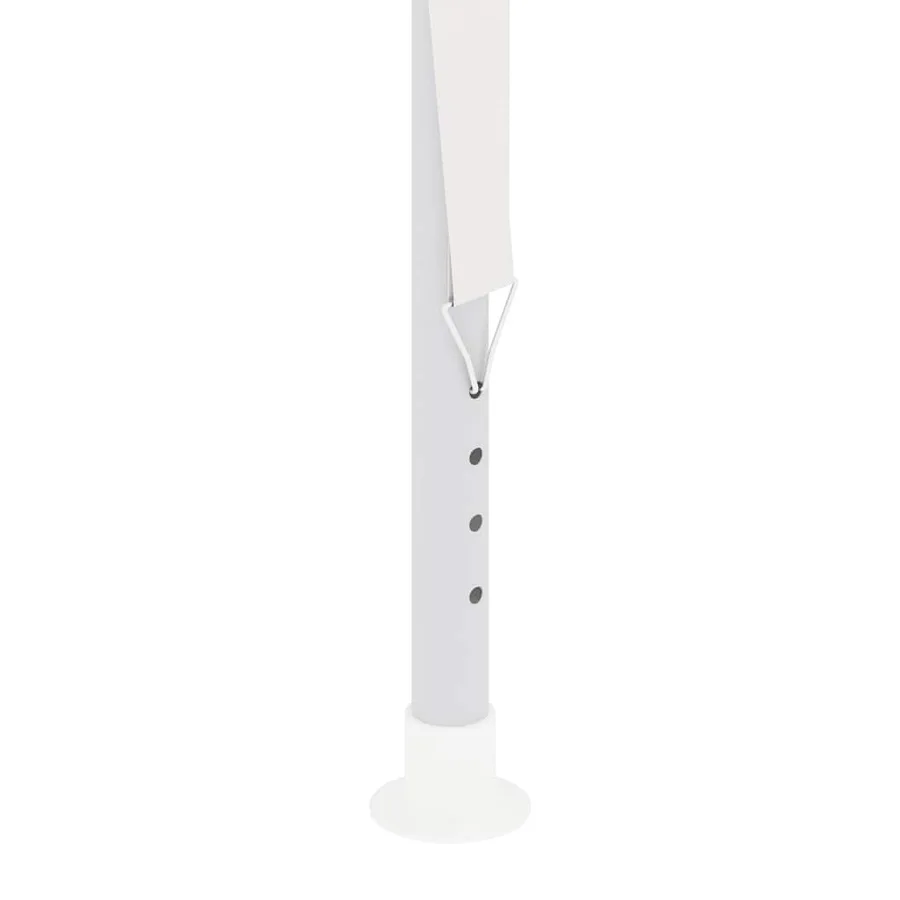 Tente de réception avec parois latérales 4x4 m Blanc 90 g/m² - 9