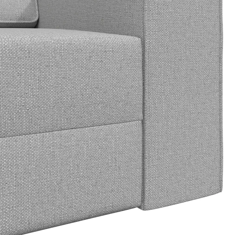 Canapé-Lit Gris nuage 245 x 78 x 77 cm tissu - 9