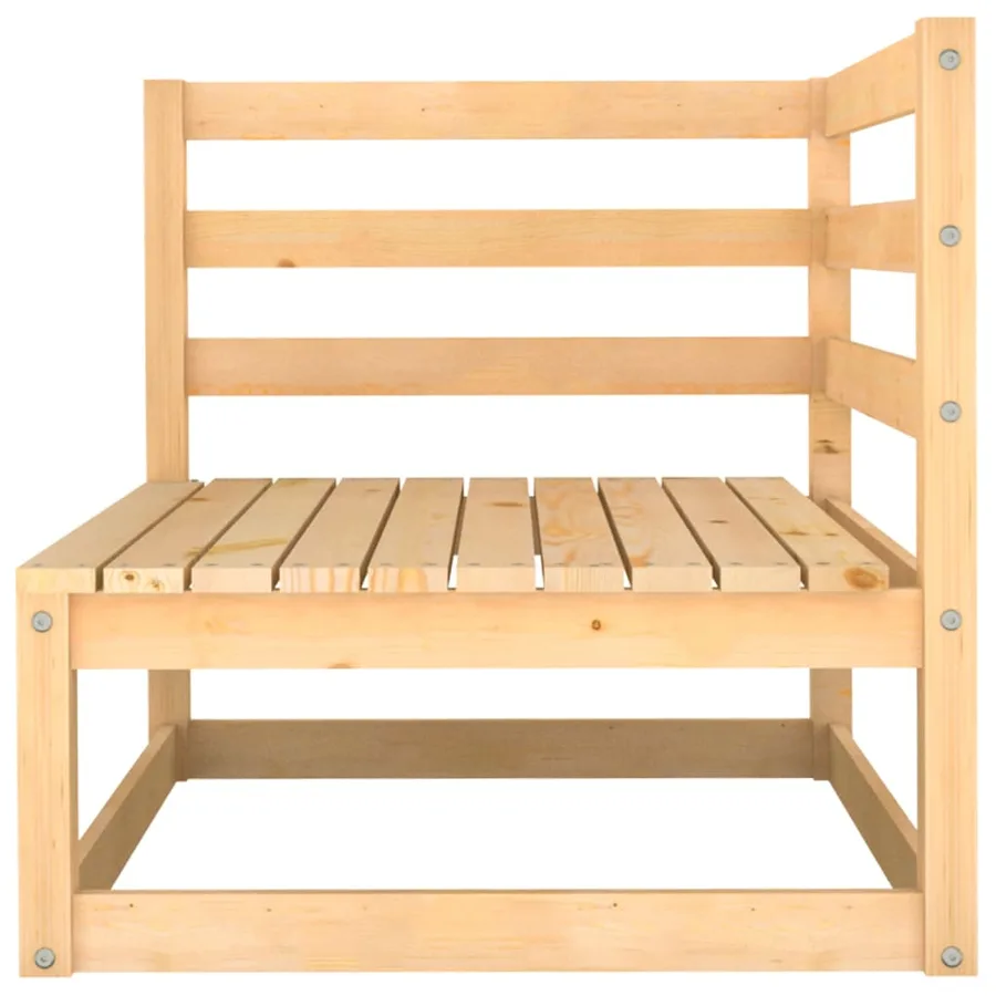 Salon de jardin 3 pcs bois de pin massif - 5