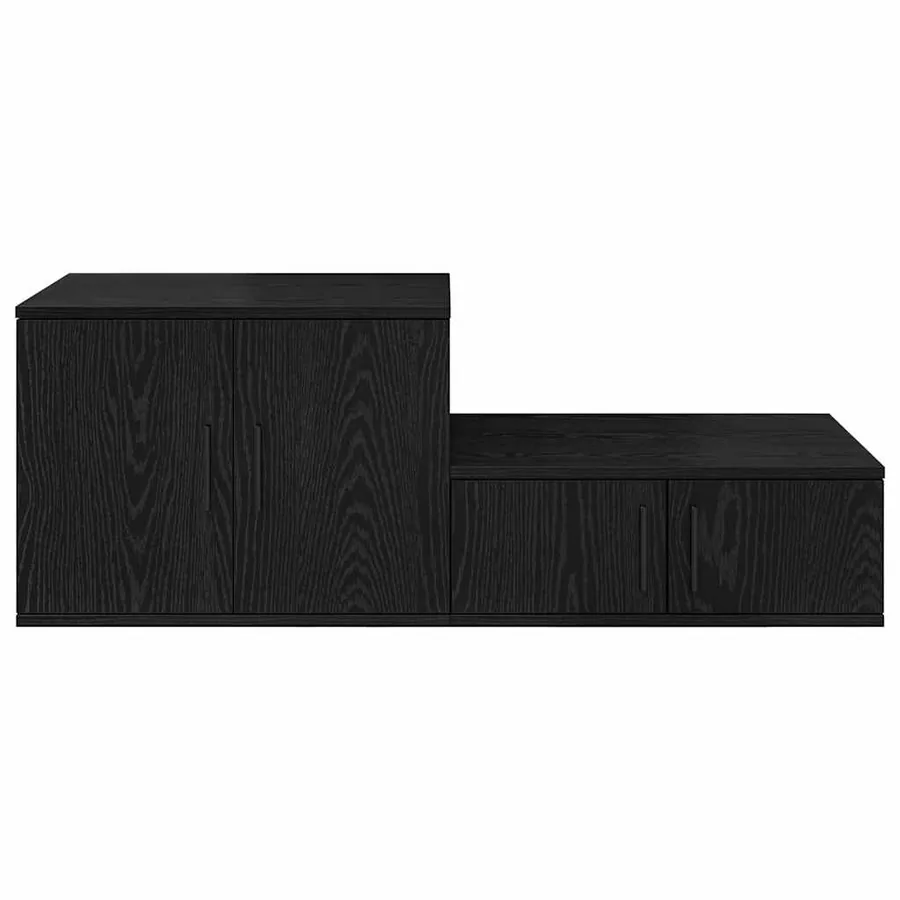 Armoire de rangement 2 pcs Chêne noir 108 x 41 x 40 cm - 7