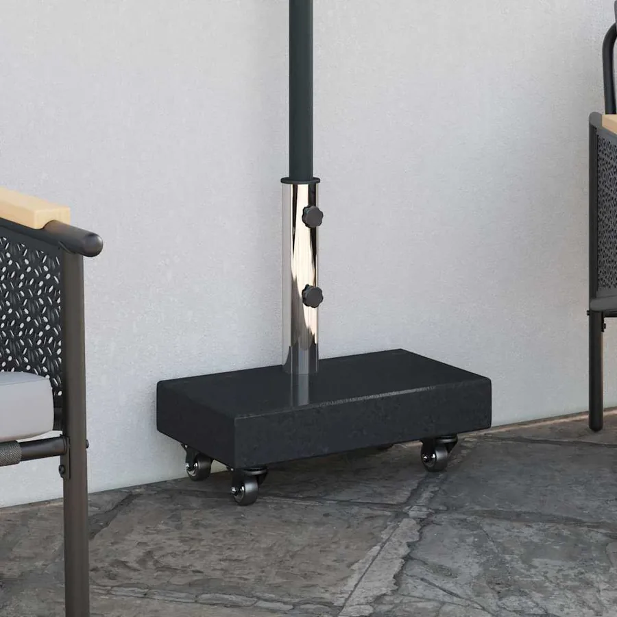 Pied de parasol Noir 45 x 25 x 45 cm Granite - 4