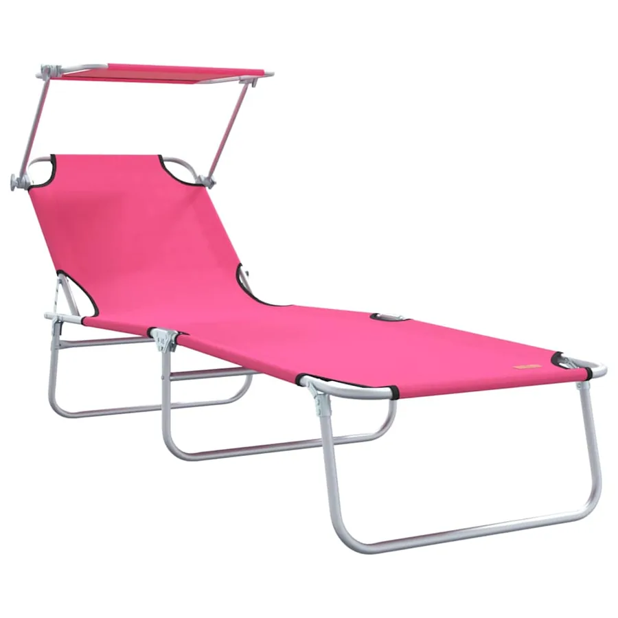 Transat 2 pcs Rose 58 x 188 x 77cm Polyester - 4