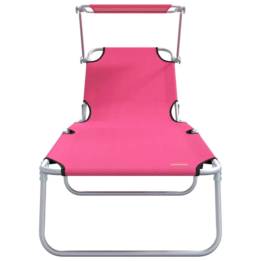 Transat 2 pcs Rose 58 x 188 x 77cm Polyester - 5