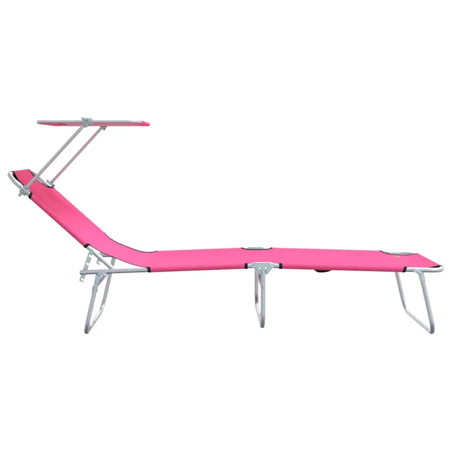 Transat 2 pcs Rose 58 x 188 x 77cm Polyester - 6