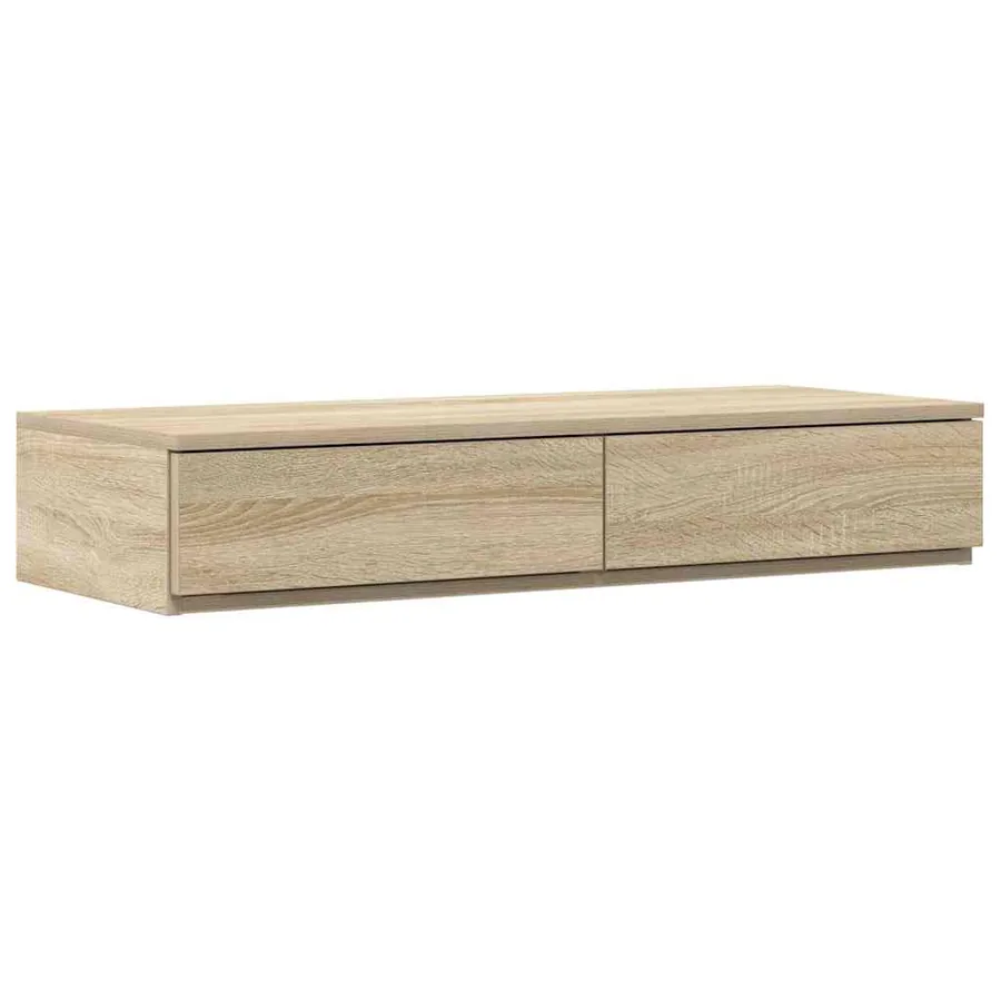 Cadre de lit avec rangement avec tiroir Chêne Sonoma 90 cm - 6