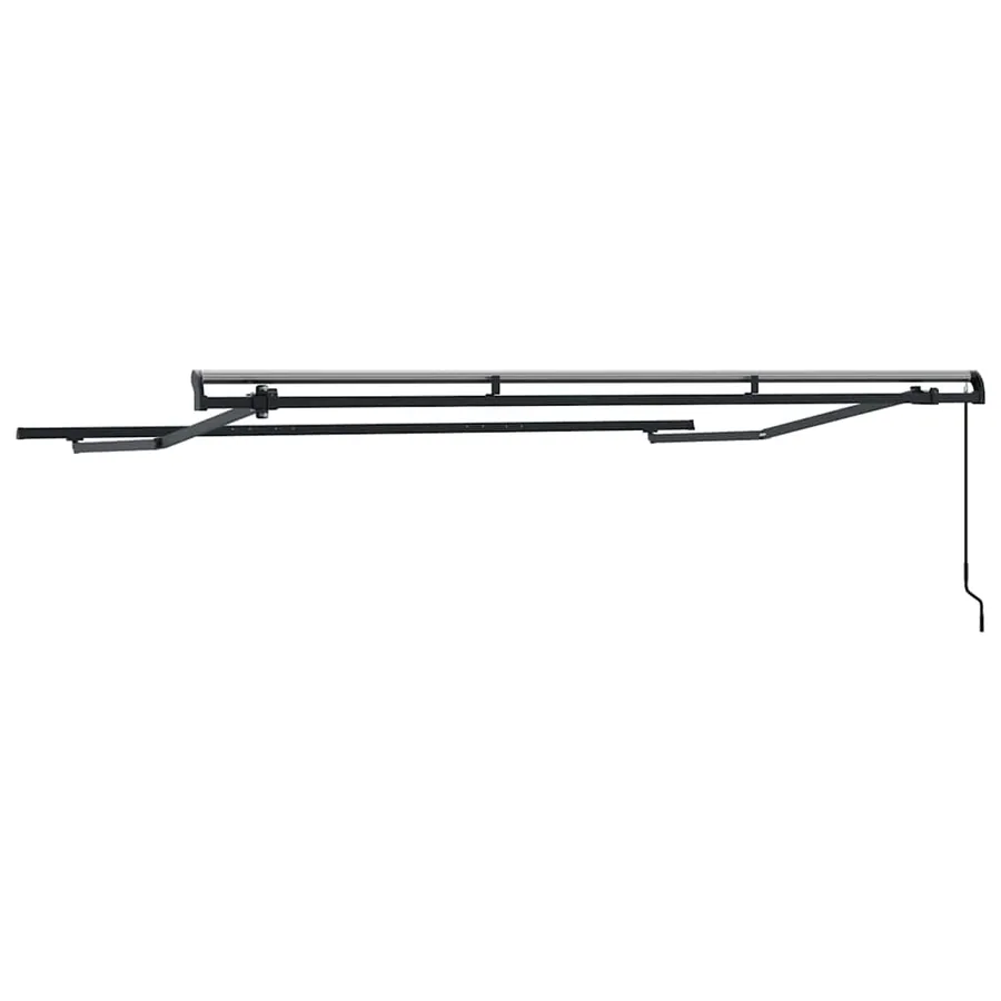 Cadre d'auvent Anthracite 3,5 x 2 m Métal - 6