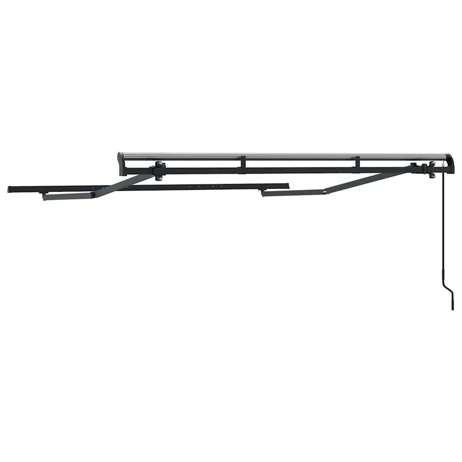 Cadre d'auvent Anthracite 2,5 x 2 m Métal - 6