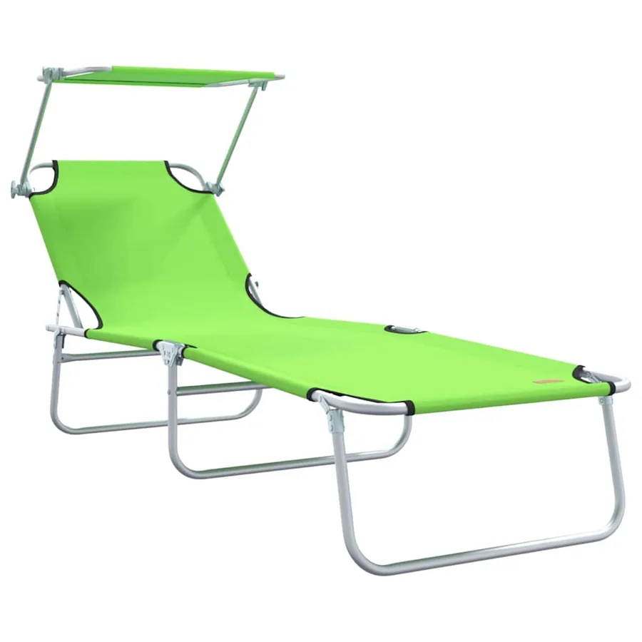 Transat 2 pcs Vert 58 x 188 x 77cm Polyester - 4