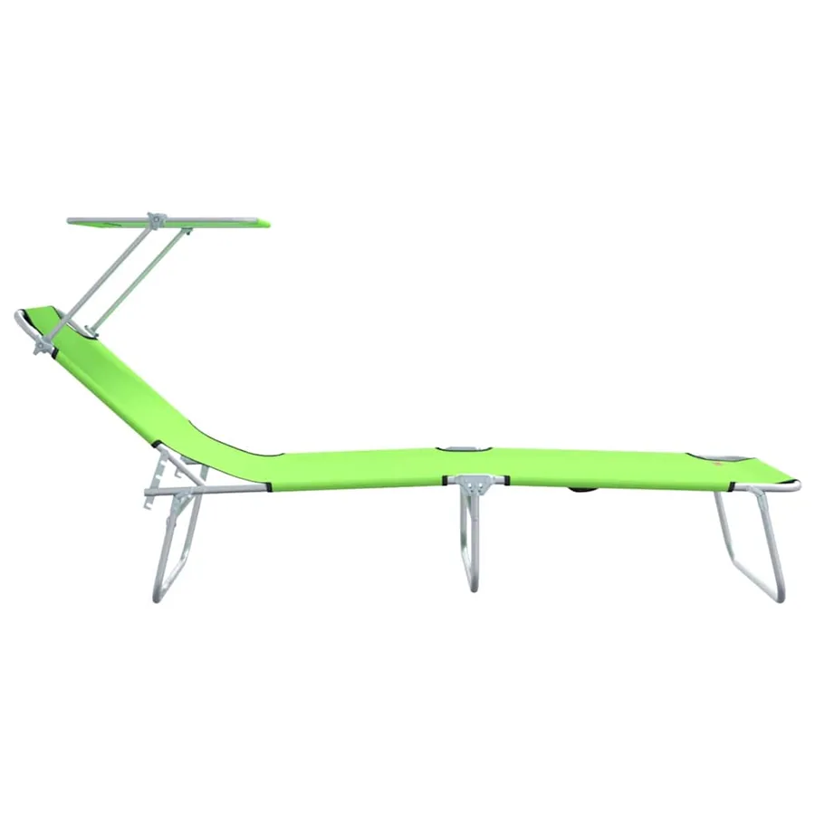 Transat 2 pcs Vert 58 x 188 x 77cm Polyester - 6