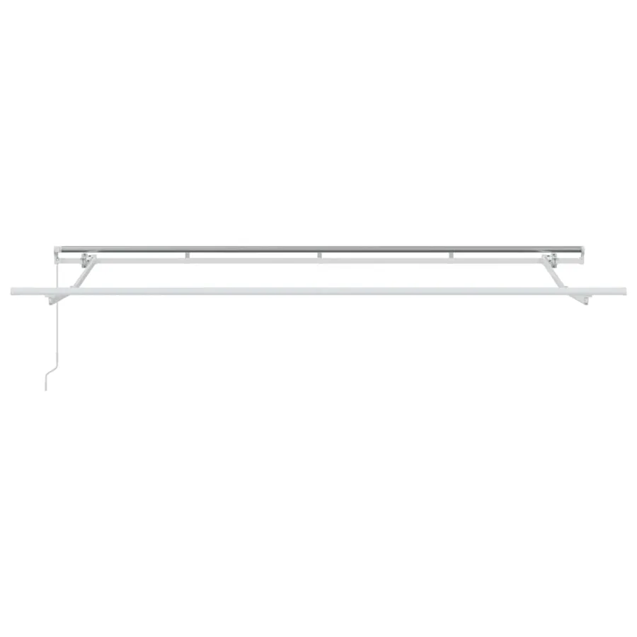 Auvent Rétractable Jaune 400 x 200 cm tissu - 6