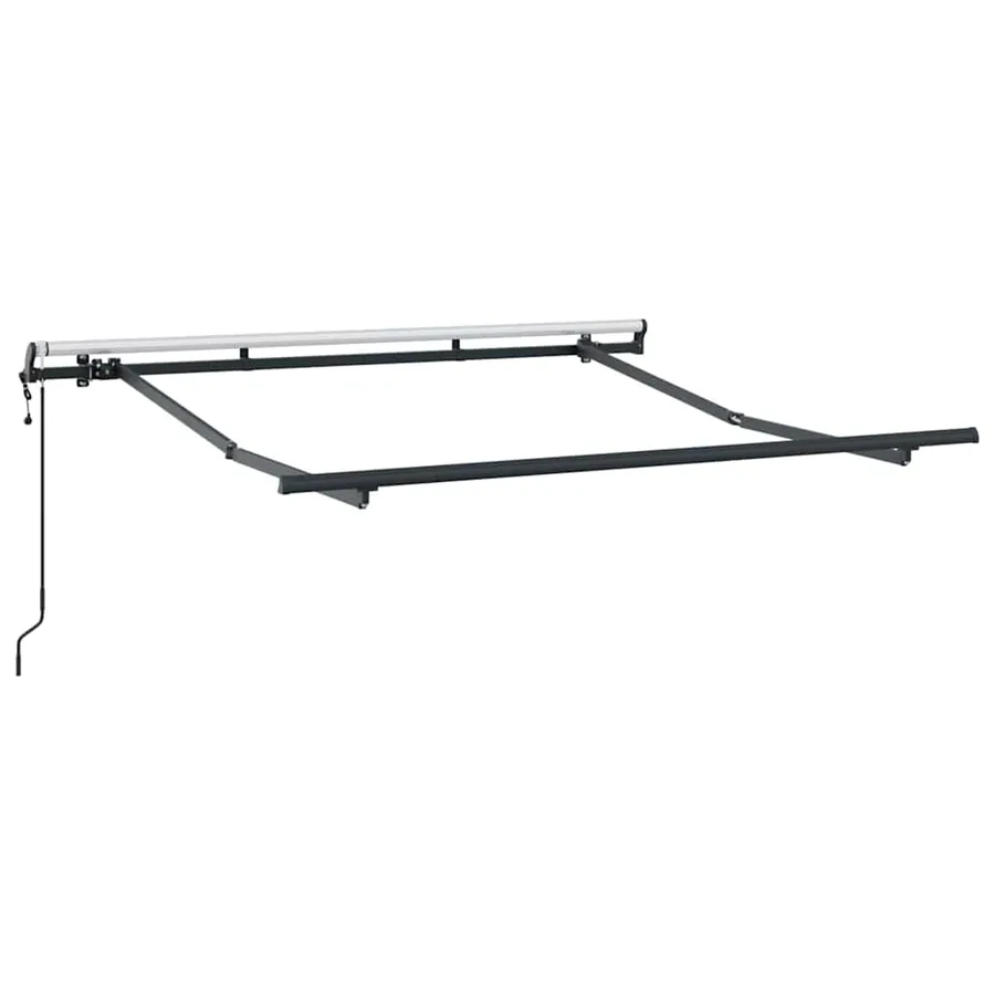 Cadre d'auvent Anthracite 2,5 x 2 m Métal - 2