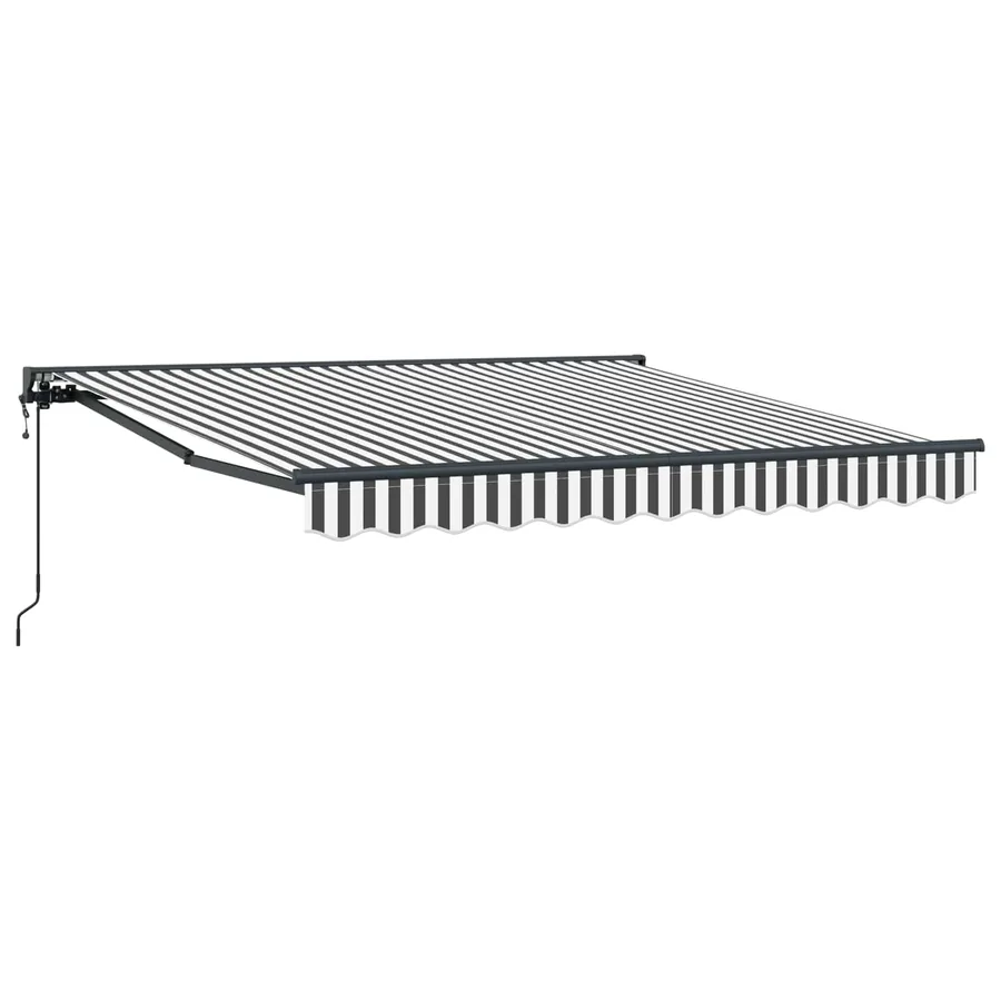 Cadre d'auvent Anthracite et blanc 300 x 250 cm - 2