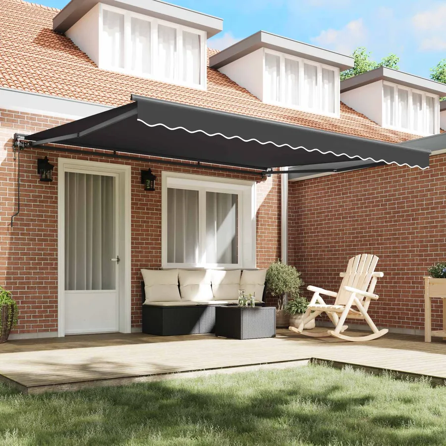 Cadre d'auvent Anthracite 400 × 300 cm - 3