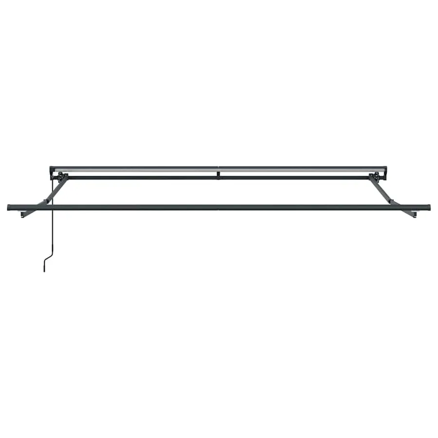 Cadre d'auvent Réglable Anthracite 3,5 x 2,5 m Acier - 4