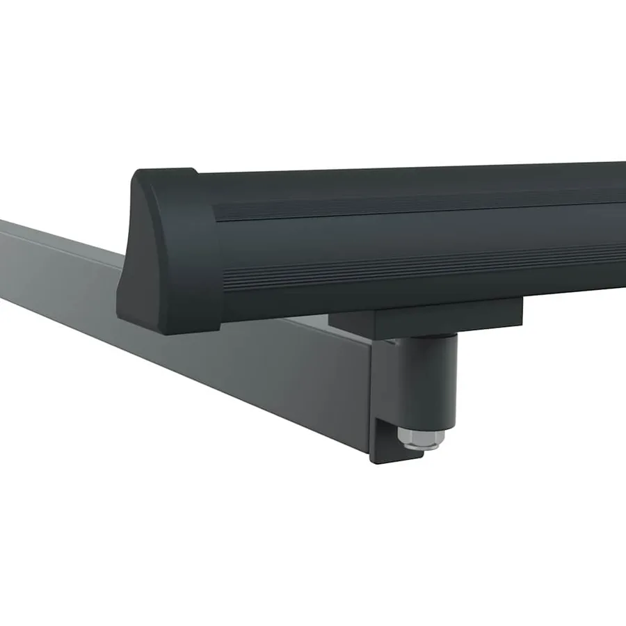 Cadre d'auvent Réglable Anthracite 3,5 x 2,5 m Acier - 7