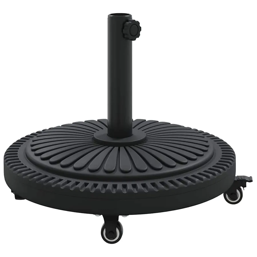 Pied de parasol Art déco Noir Ø 45 x 39.5 cm Fer - 2