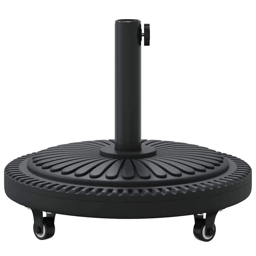 Pied de parasol Art déco Noir Ø 45 x 39.5 cm Fer - 6