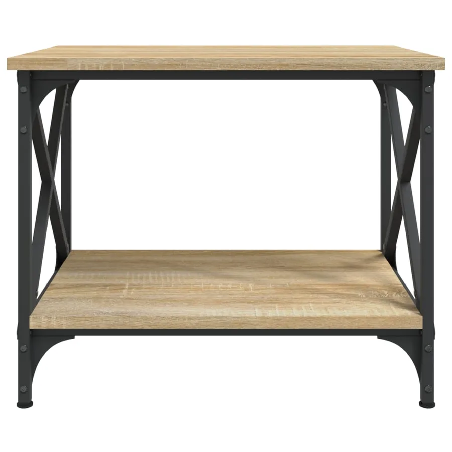 Table d'appoint Chêne sonoma 55x38x45 cm Bois d'ingénierie - 4