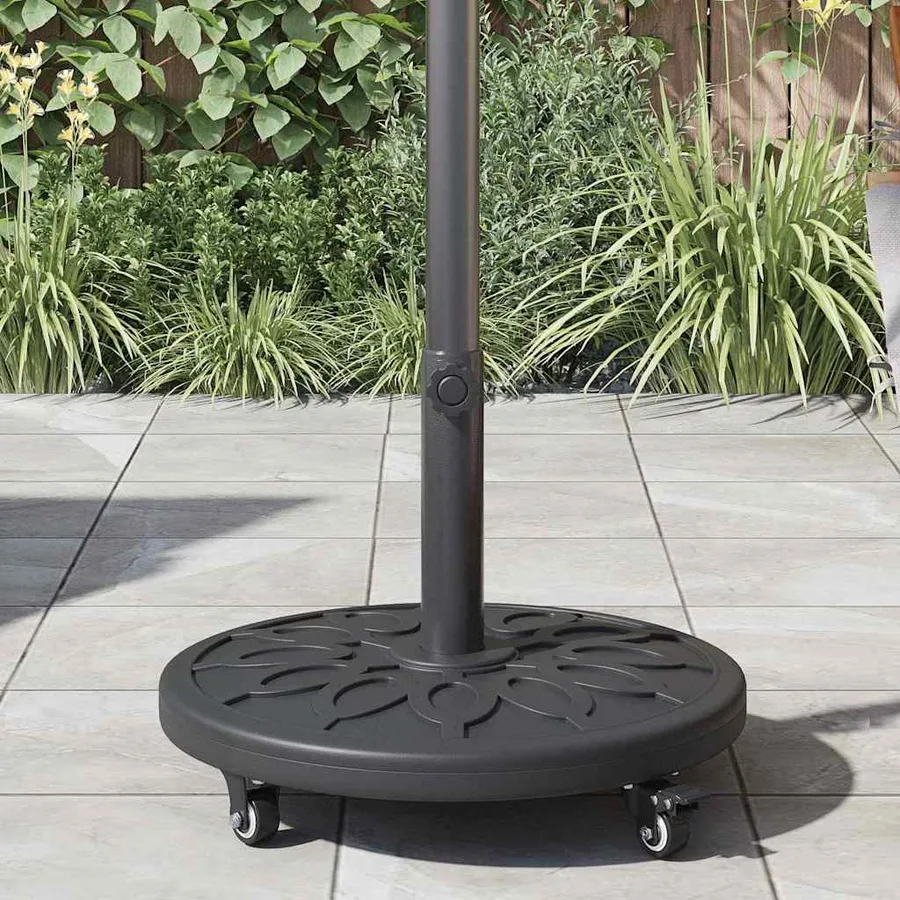 Pied de parasol Art déco Noir Ø 45 x 39,5 cm Fer - 4