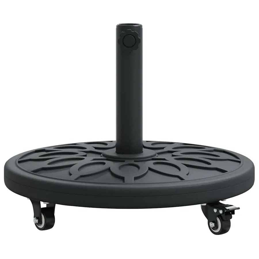 Pied de parasol Art déco Noir Ø 45 x 39,5 cm Fer - 5