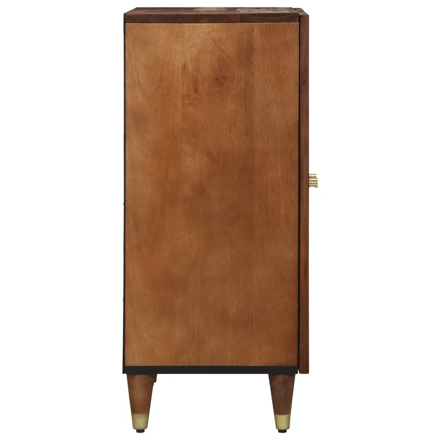 Buffet Marron 60 x 33 x 75 cm Bois de mangue massif - 4
